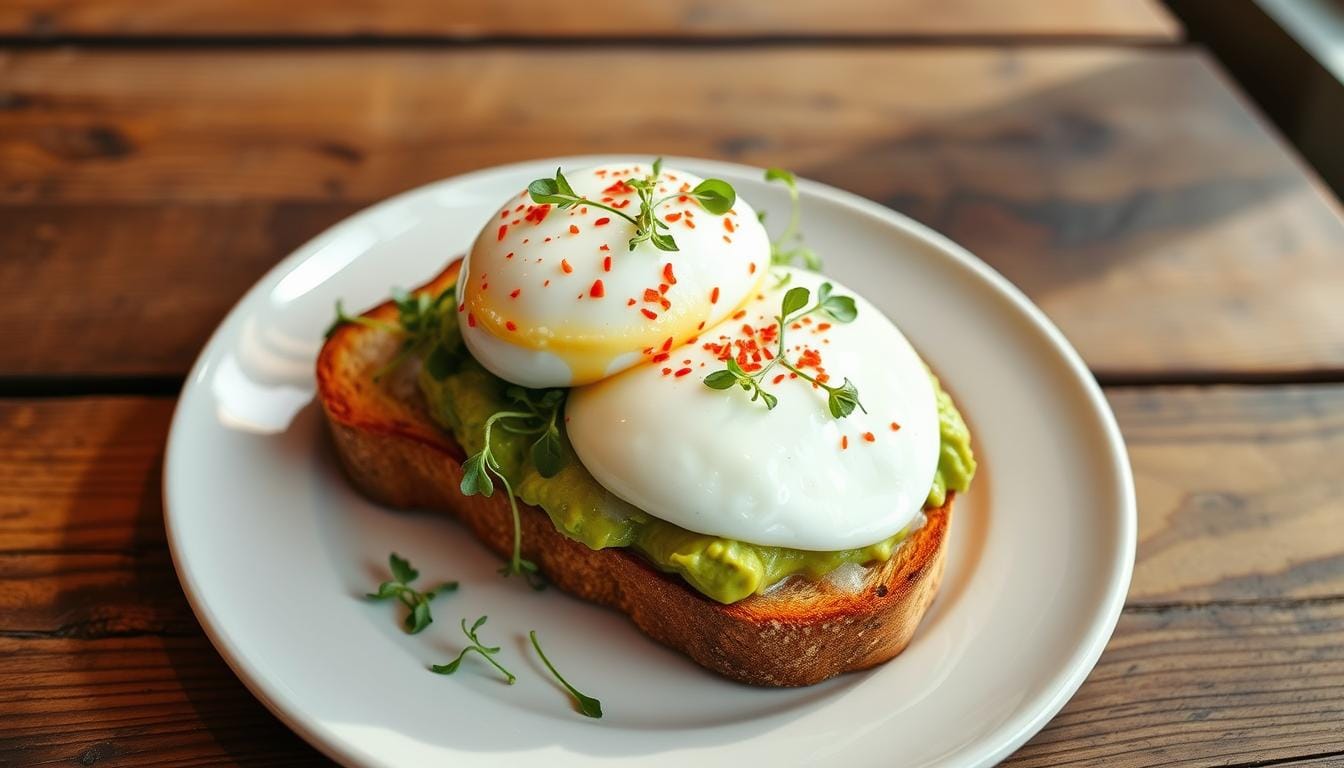 Avocado Toast with Poached Egg
