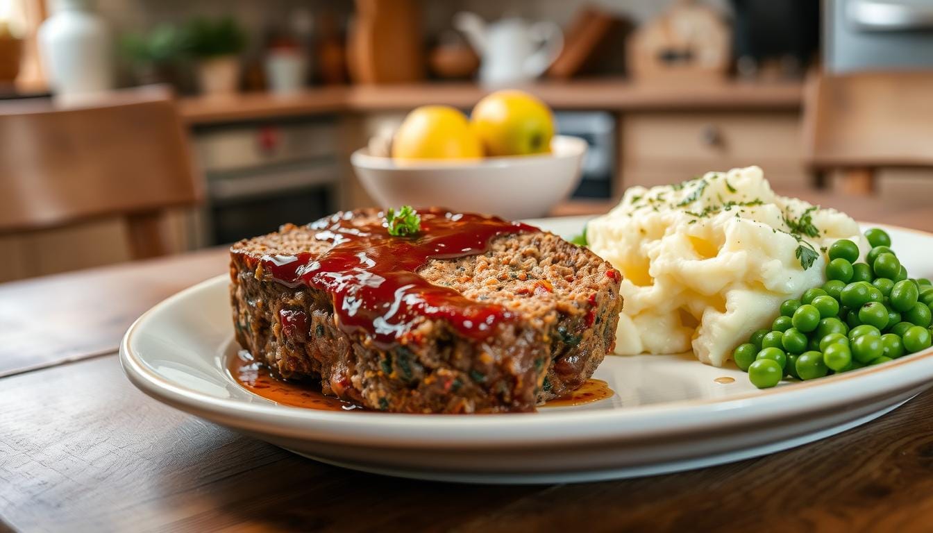 Meatloaf with Mashed Potatoes