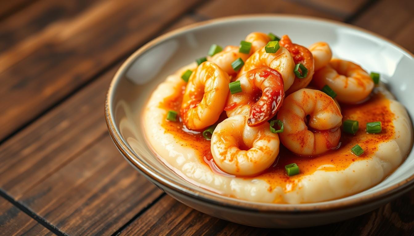 Southern Shrimp and Grits Dish