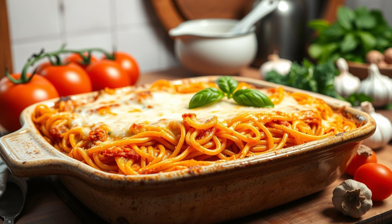 spaghetti casserole