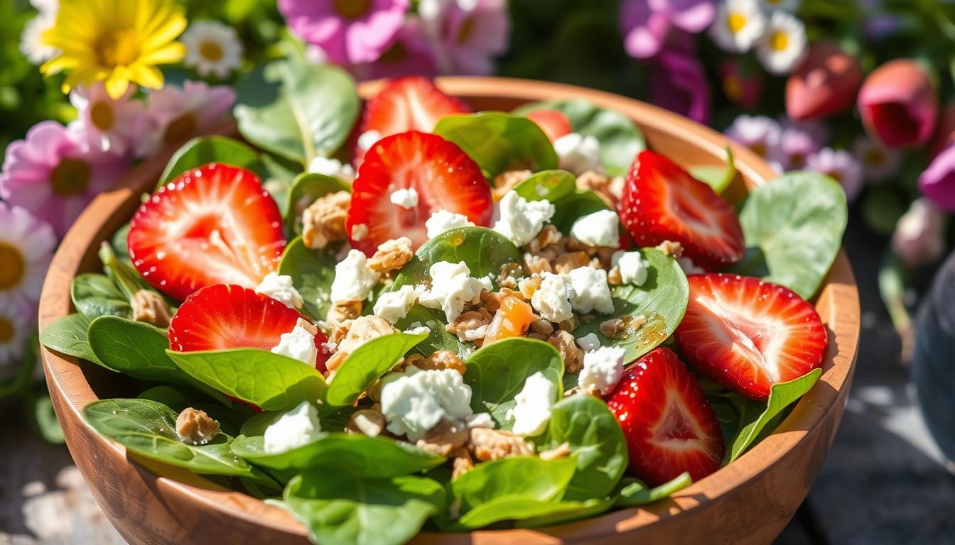 Strawberry Spinach Salad